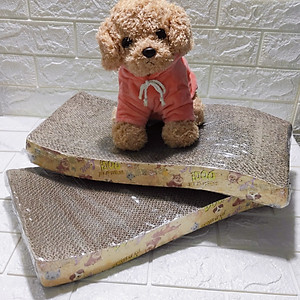 Bàn Cào Móng Lượn Sóng Cho Mèo Kích Thước 20 x 42cm - YonaPetshop