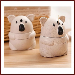 Hộp đựng tăm hình gấu dễ thương - Hàng chính hãng