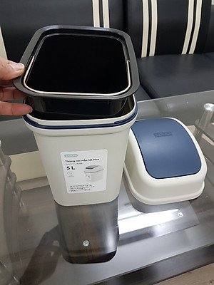 Thùng Rác Nắp Lật Hiro 5L-10L-15L Inochi