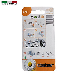 Móc treo cuộn vòi vòi tưới cây Claber 8711 - phù hợp với cuộn vòi 15m (Claber 8884) hoặc cuộn Rulo cuộn ống (Claber 8887)