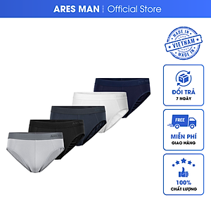 Combo quần lót nam, quần sịp nam chất thun lạnh kháng khuẩn co giãn 4 chiều phong cách nam tính - Ares Man