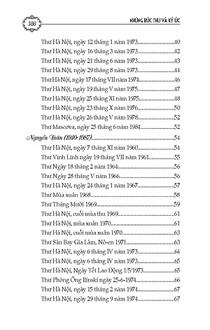 Những Bức Thư Và Ký Ức (Phần 2 của Người Bạn Tài Hoa Và Chí Tình) - Tác giả Marian Tkachev; Thúy Toàn, Phạm Vĩnh Cư dịch