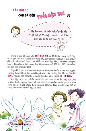 Cẩm Nang Bé Gái Tuổi Dậy Thì - Quyển 1: 160 Câu Hỏi - Đáp Về Sinh Lí Bạn Gái Tuổi Dậy Thì (Tái Bản 2019)