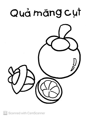 Sách Bé Tập Tô Màu - Trái Cây (Tái Bản)