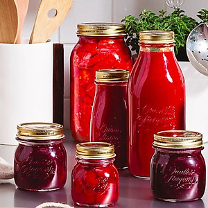 Chai thủy tinh Quattro 1L – Nắp vặn kín hơi, đựng nước ép – sinh tố – Bormioli Rocco, Nhập khẩu Ý