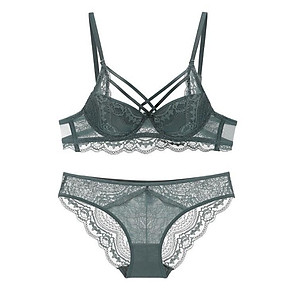 Bộ Đồ Lót Có Gọng Nâng Ngực Ren Lưới Sexy B187