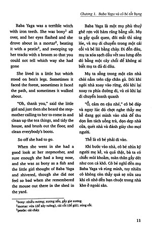 Tập Truyện Cổ Tích Dân Gian Nga - Mụ Phù Thủy Baba Yaga - Song Ngữ Anh-Việt (Tái Bản 2023)