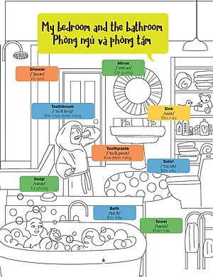 Sách Hello English! - Xin Chào Tiếng Anh! - Tô Màu Cùng Tiếng Anh