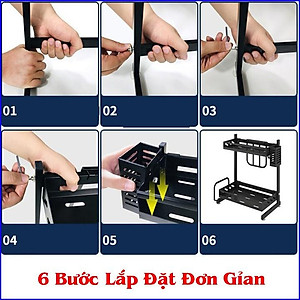 Kệ Đựng Gia Vị 2 Tầng Cao Cấp