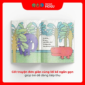 Truyện Ehon bé 1-2-3 tuổi - Bạn Voi Đi Dạo