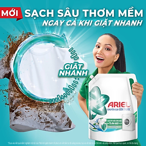 Combo 2 Nước Giặt ARIEL Chuyên Gia Cửa Trước Ngăn Lem Màu Túi 3.7KG/3.9KG