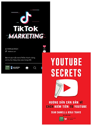 Combo TikTok Marketing + Hướng Dẫn Căn Bản Về Cách Kiếm Tiền Từ Youtube (Bộ 2 Cuốn)