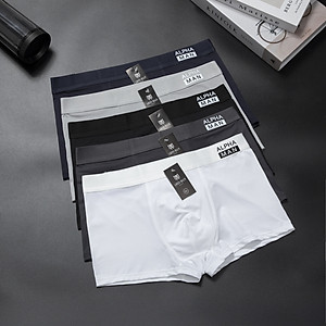  Quần boxer nam , quần lót đùi nam ALPHA 2.0 được làm bằng chất thun lạnh mềm mịn thấm hút mồ hôi co giãn 4 chiều