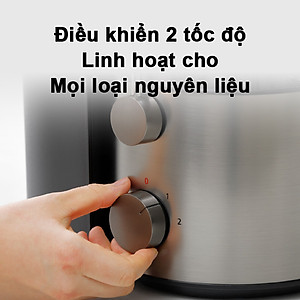 Máy ép trái cây Panasonic MJ-CB600SRA- Ép nhanh, nghiền kiệt với mâm xay 100% kim loại - Công suất 1000W- Dung tích 2.0L - Vệ sinh bằng máy rửa bát - Hàng chính hãng