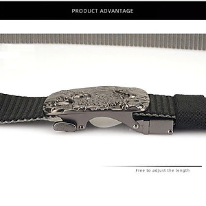 Dây nịt nam, thắt lưng nam dây dù cao cấp bền đẹp khóa đúc đặc tự động tiện lợi mẫu HOT