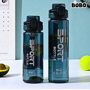 Bình Đựng Nước Thể Thao 650ML Chất Liệu Nhựa PP Nguyên Sinh An Toàn - Hàng Chính Hãng