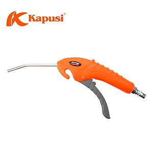 Xì khô, xịt hơi, dụng cụ xì khô mỏ cong Nhật Kapusi, nối nhanh chuôi PP20 phù hợp dây máy nén khí, máy bơm hơi