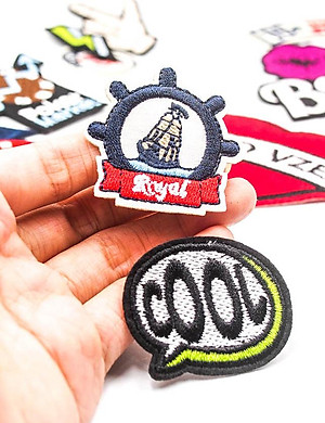 Set 13 Patch vải sticker ủi - Streetstyle 1