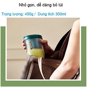 Máy Xay Sinh Tố Dạng Cốc Cầm Tay Morphy Richards MR9800 Xay Mọi Lúc Mọi Nơi 300ml (50W) - HÀNG NHẬP KHẨU