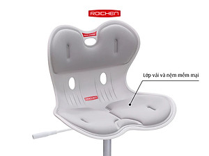 [Ghế Roichen WOW Minh ngọc] Ghế chỉnh dáng ngồi đúng  có chân xoay Roichen - WOW Hàn Quốc. Nhiều màu lựa chọn.