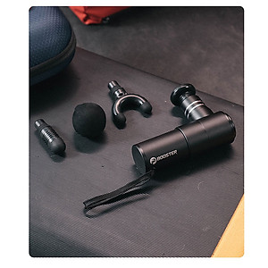 Súng massage cầm tay thư giãn cơ Booster MINI 2 - Cảm biến lực đấm thông minh Ai - Màu đen
