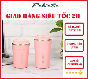 Ly Giữ Nhiệt COFFEE Inox 304 Dung Tích 510ml Cao Cấp Kiểu Dáng Hàn Quốc Cầm Tay Sang Trọng - Chính Hãng 