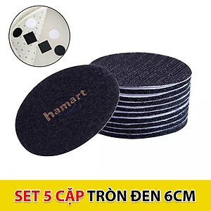COMBO 5 Miếng Dán Velcro Cố Định Ga Giường Dán Chống Trượt Thảm Sàn Khăn Trải Bàn Lót Ghế
