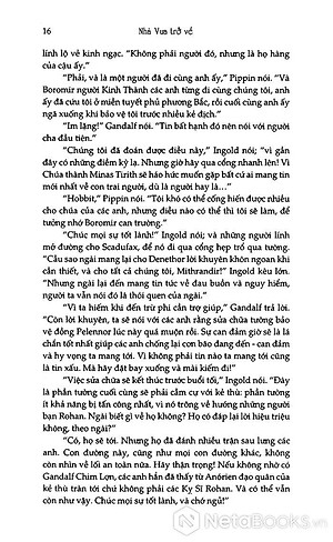 Sách Chúa Tể Những Chiếc Nhẫn - Nhà Vua Trở Về (Tái Bản)