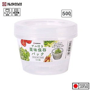 Hộp đựng thực phẩm 2 lớp NAKAYA W/S 500ml - Hàng nội địa Nhật Bản |Made in Japan| |nhập khẩu chính hãng| |K340|