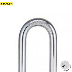 Ổ Khóa Stanley USA, Chrome trắng, càng dài, rộng 50mm- S742-017