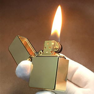 Vỏ Hộp Quẹt Bật Lửa Xăng Bấc Đá Đồng Nguyên Khối Zorro Z915 Cao Cấp Sang Trọng