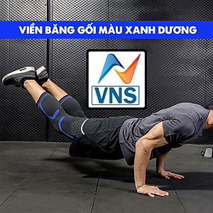 Băng Bảo Vệ Đầu Gối Bó Cơ VN09, Băng Gối Thể Thao Cao Cấp VNS (1 Đôi)