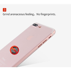 Ốp lưng nhám hiệu Memumi cho iPhone 7 Plus / iPhone 8 Plus có gờ bảo vệ camera mỏng 0.3mm - Sản phẩm chính hãng