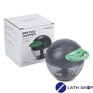 Dụng  Cụ Xay Tỏi, Hành, Ớt Mini Cầm Tay LocknLock CKS326 -170ml - 3 Lưỡi Dao - Hàng Chính Hãng