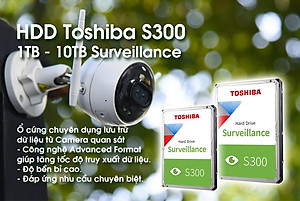 Ổ cứng Camera Toshiba S300 Hàng Chính Hãng
