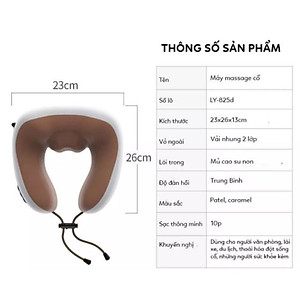 Gối Massage cổ Gáy Đa Năng Hình Chữ U 