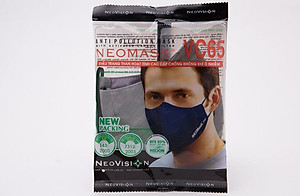 Khẩu trang chống bụi Neomask VC65 (Màu Xanh Đen)