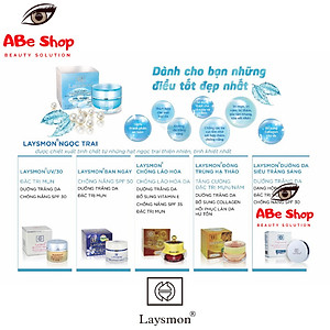 Kem LAYSMON UV/30 - ANTI-AGING BEAUTY CREAM 20G Chống Lão Hóa - Giảm Nếp Nhăn - Trắng Da - Ngừa Mụn - Giảm Tác Nhân Gây Mụn