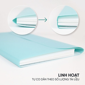 Cặp Đựng Tài Liệu A4 Nhiều Ngăn AO+ Switch ON (5 Ngăn/ Có Phân Trang)