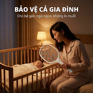 Vợt muỗi Kachi - hàng chính hãng