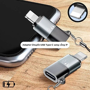 [ Type C  Adapter ] Đầu chuyển type C sang USB 3.0  / iP hỗ trợ OTG cho điện thoại tablet laptop UA17 _ hàng Nhập Khẩu