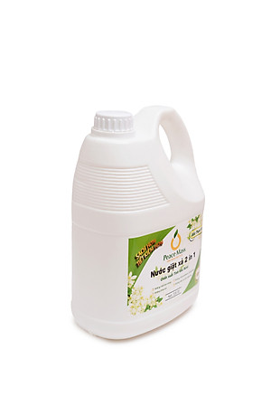 Nước Giặt Xả Gốc Thực Vật 2in1 Peace Mass (Thuộc nhóm Sản phẩm Lành tính)Can 3.6l