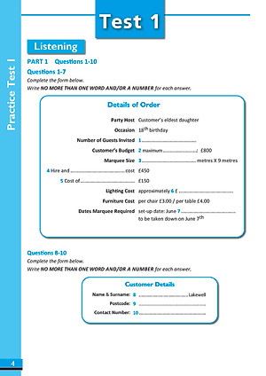 IELTS in Depth 3 (6.5 - 7.5+) - 6 Pratice Tests