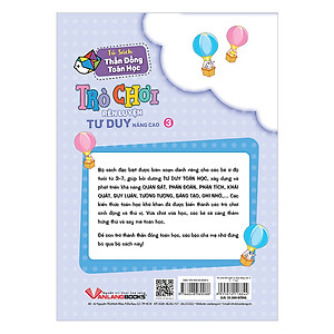 Sách Trò Chơi Rèn Luyện Tư Duy Nâng Cao 3 (5 -7 Tuổi)