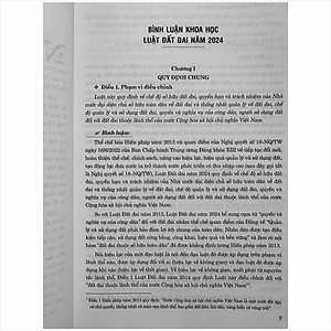 Sách Bình Luận Khoa Học Luật Đất Đai năm 2024 - V2480TP