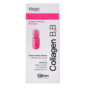 Kem nền trang điểm đa năng 3 in 1 BB ma thuật cao cấp Benew Magic Snow White Cream che phủ hoàn hảo SPF 50 PA+++ (50ml) - Hàng Chính Hãng 