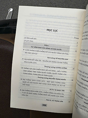 ĐẠI THẮNG MÙA XUÂN 1975 - Bản Hùng Ca Chiến Thắng Thời Đại Hồ Chí Minh - NXB Chính Trị Quốc Gia Sự Thật