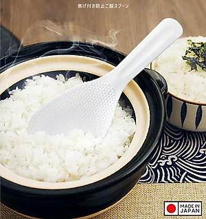 MUÔI XỚI CƠM ION BẠC KHÁNG KHUẨN AG+ SIÊU CHỐNG DÍNH NAKAYA - HÀNG NỘI ĐỊA NHẬT BẢN