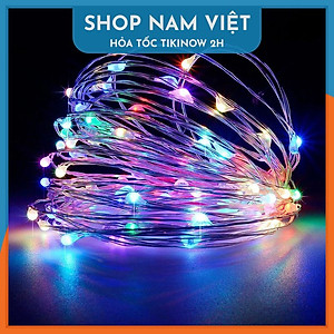 Đèn Led Đom Đóm Dây Đồng Uốn Dẻo Trang Trí Noel, Giáng Sinh, Năm Mới