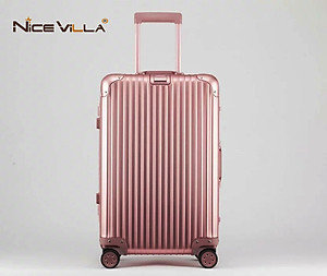 Vali Nhôm Nguyên Khối Khóa Sập NiceVilla 20inch-24inch-29inch